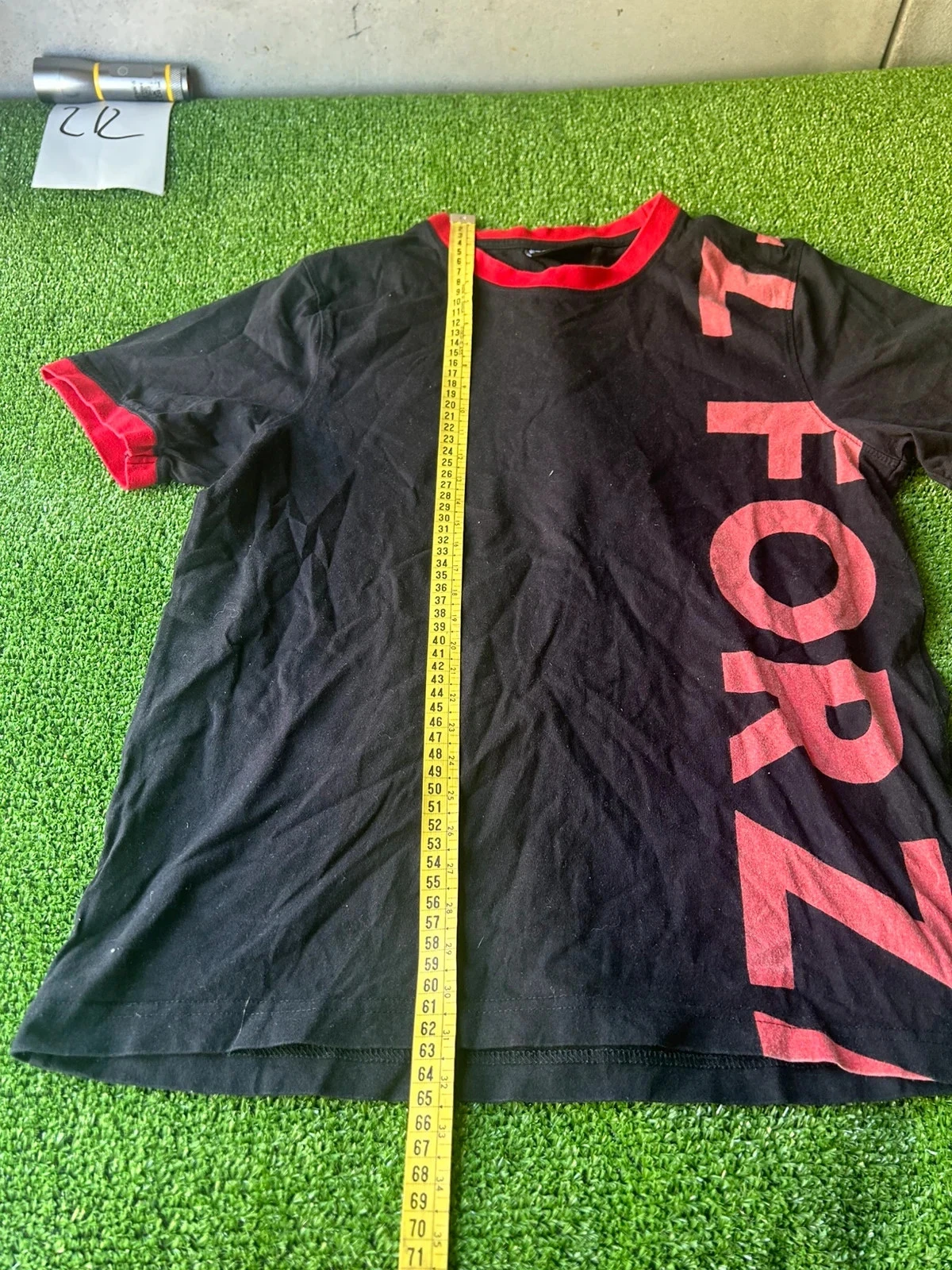 Black t-shirt with red patterns FZ Forza – photo 9